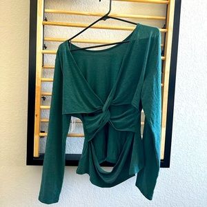 NWT Athleta open back shirt